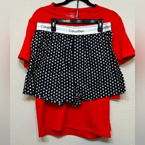 Calvin Klein Men's Modern Cotton T-Shirt and Boxer Set Size M - Picture 2 of 8